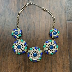 Blue statement Necklace